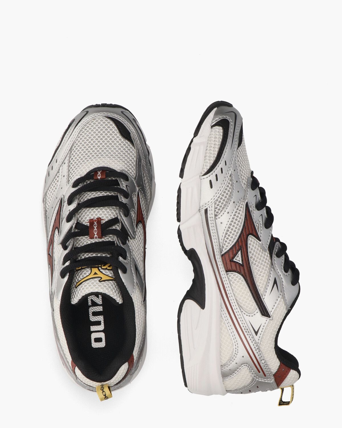 MXR Sport Off-White/Bordeauxrood Damessneakers