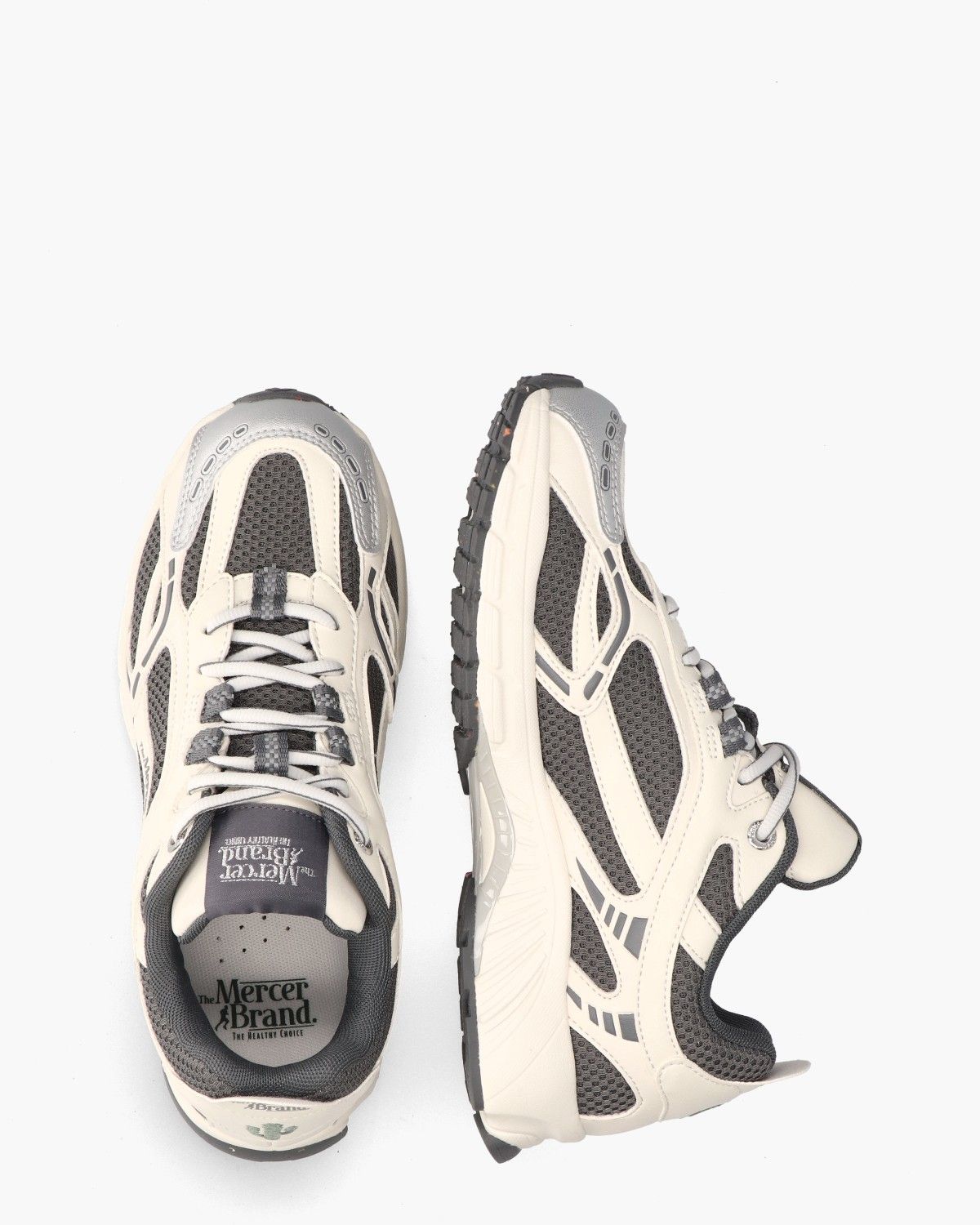The Re-Run Cactus Grijs/Beige Damessneakers
