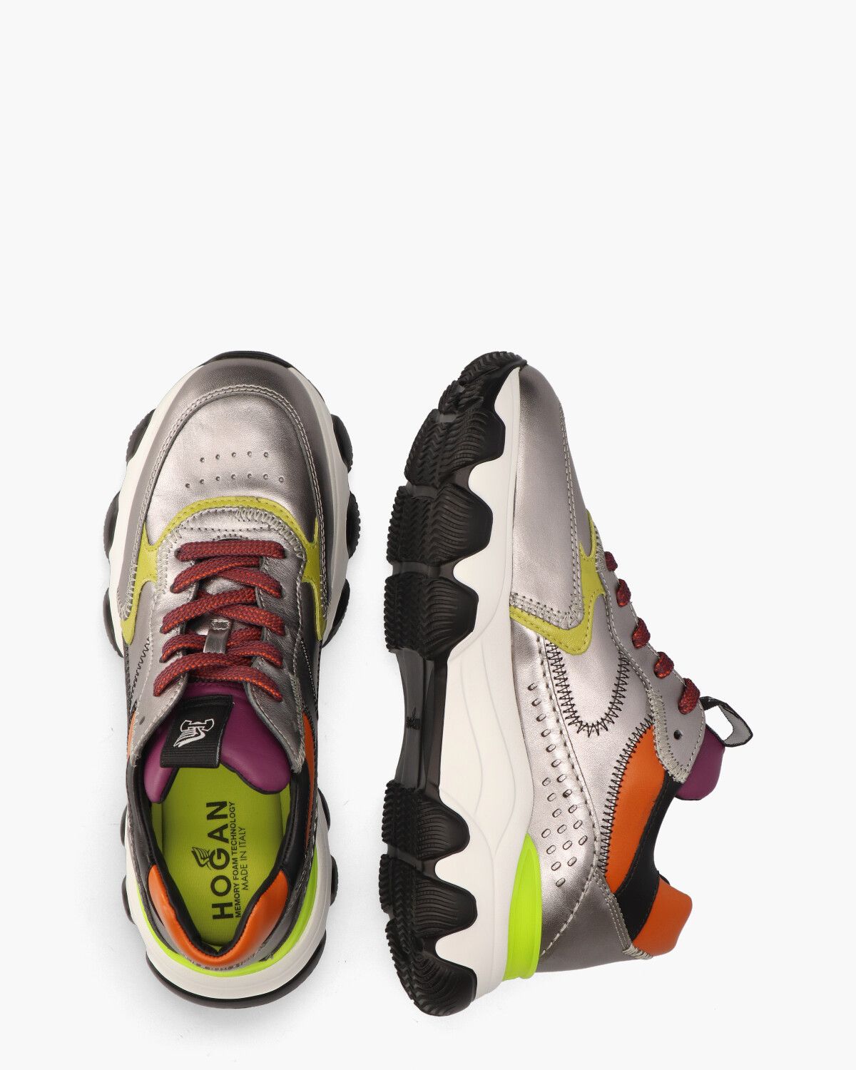 Hyperactive Zilver Damessneakers