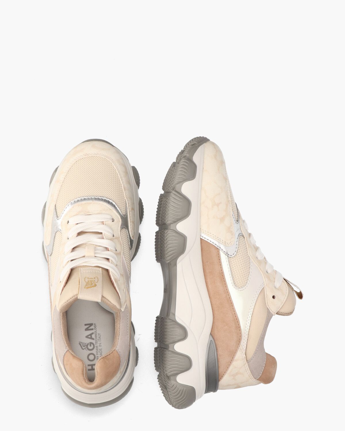 Hyperactive Beige Damessneakers