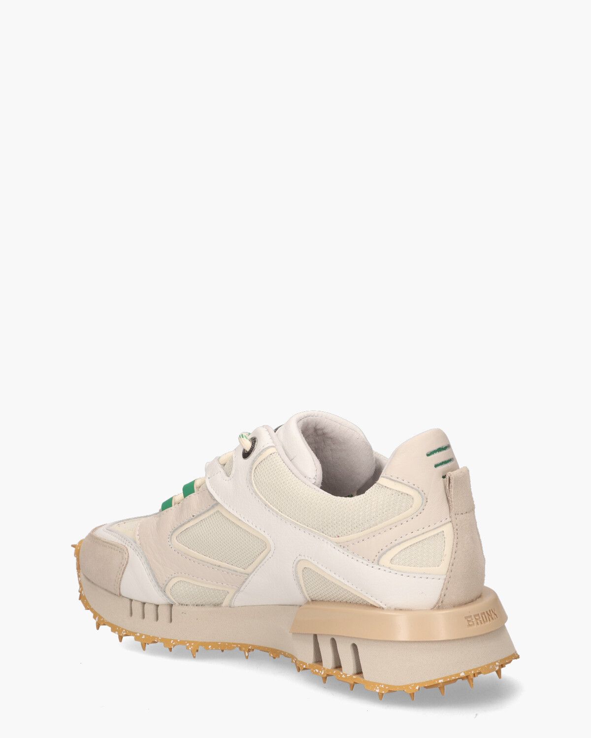 Hacker Off-White/Beige Damessneakers