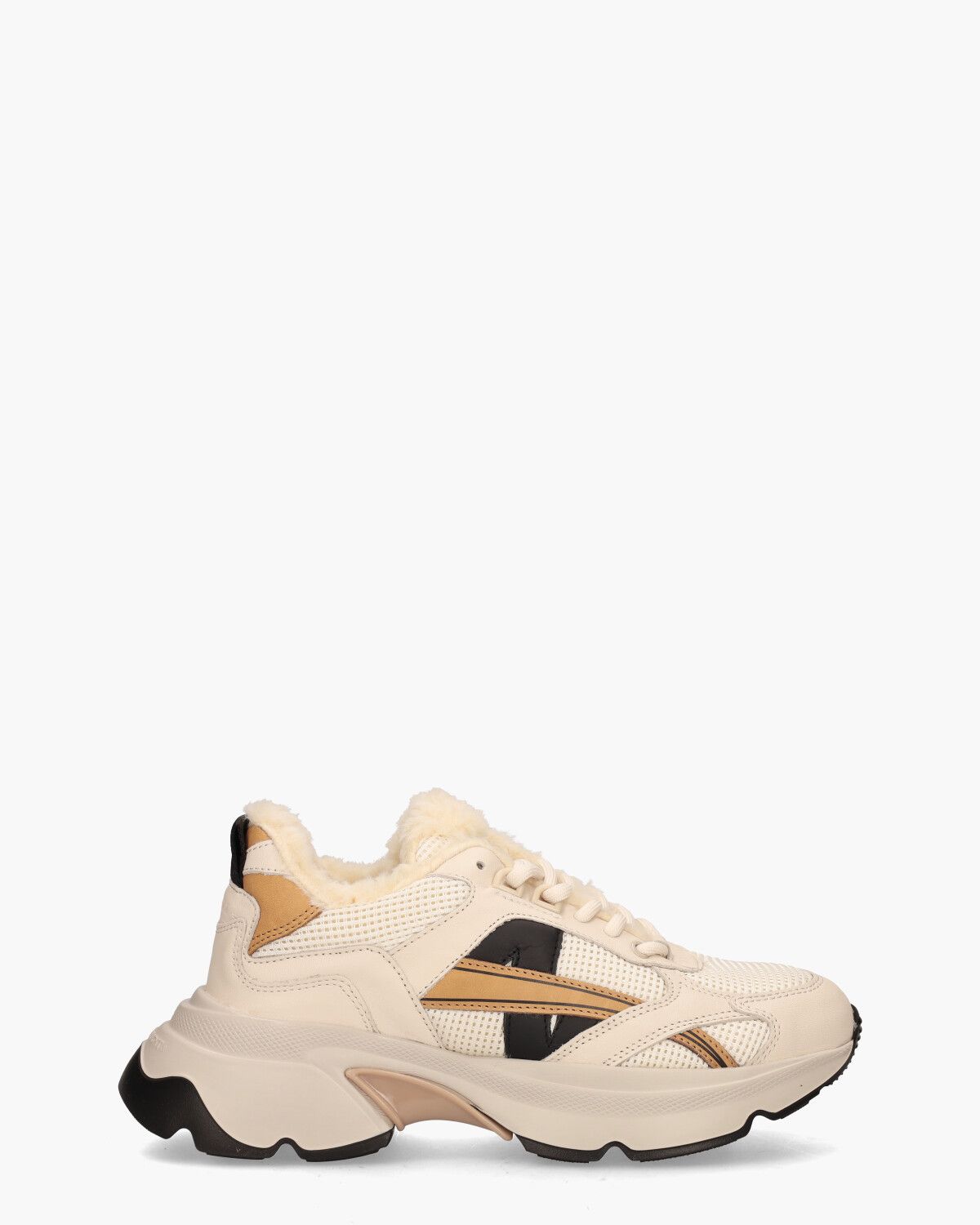 Ross Nomad Fur Ecru/Multicolor Damessneakers