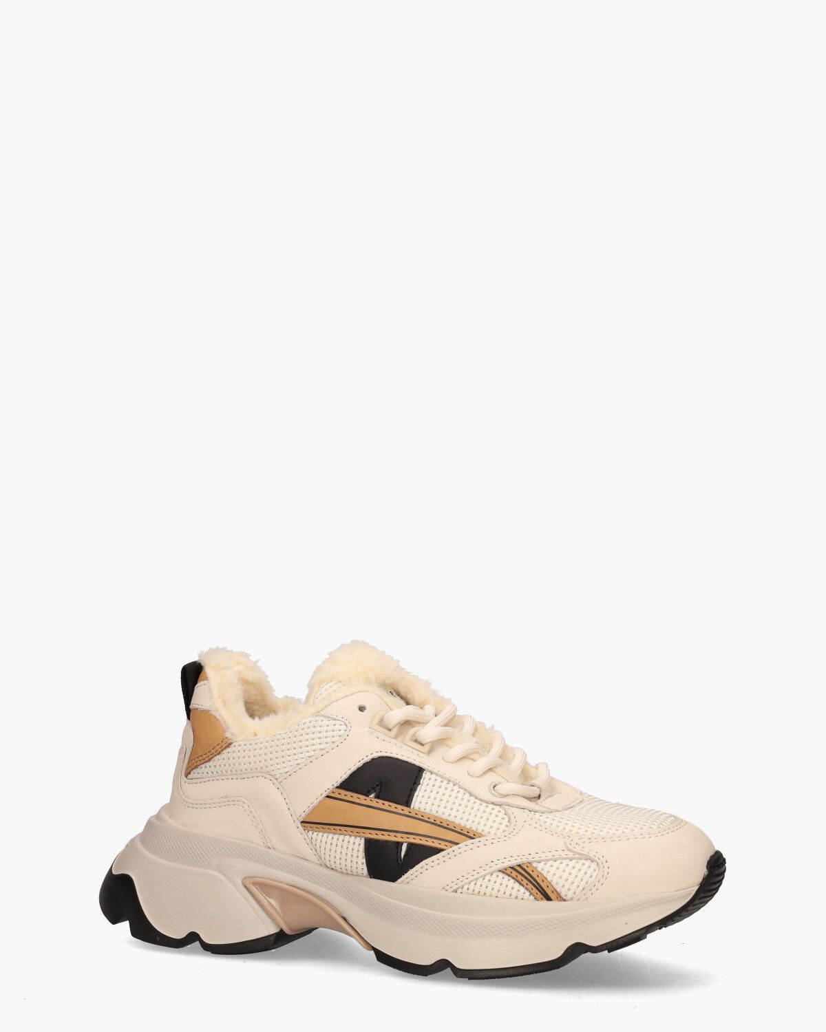 Ross Nomad Fur Ecru/Multicolor Damessneakers