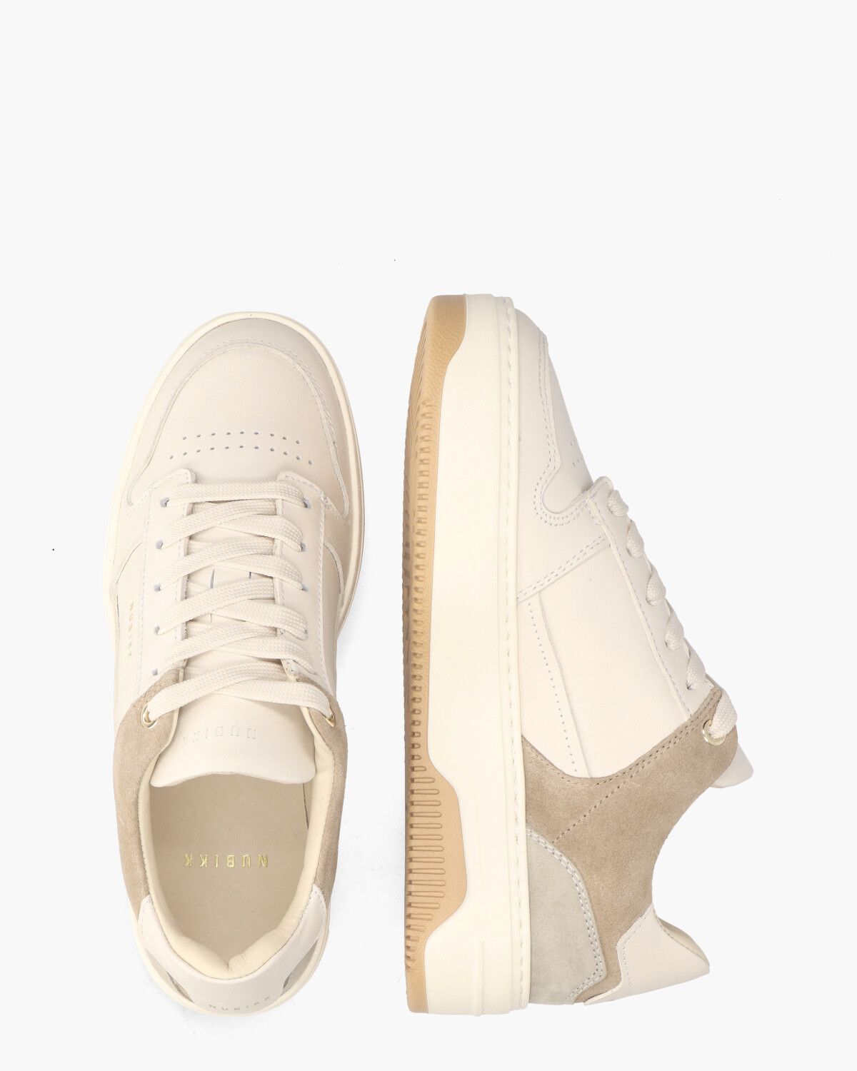 Basket Court Off-White/Beige Damessneakers