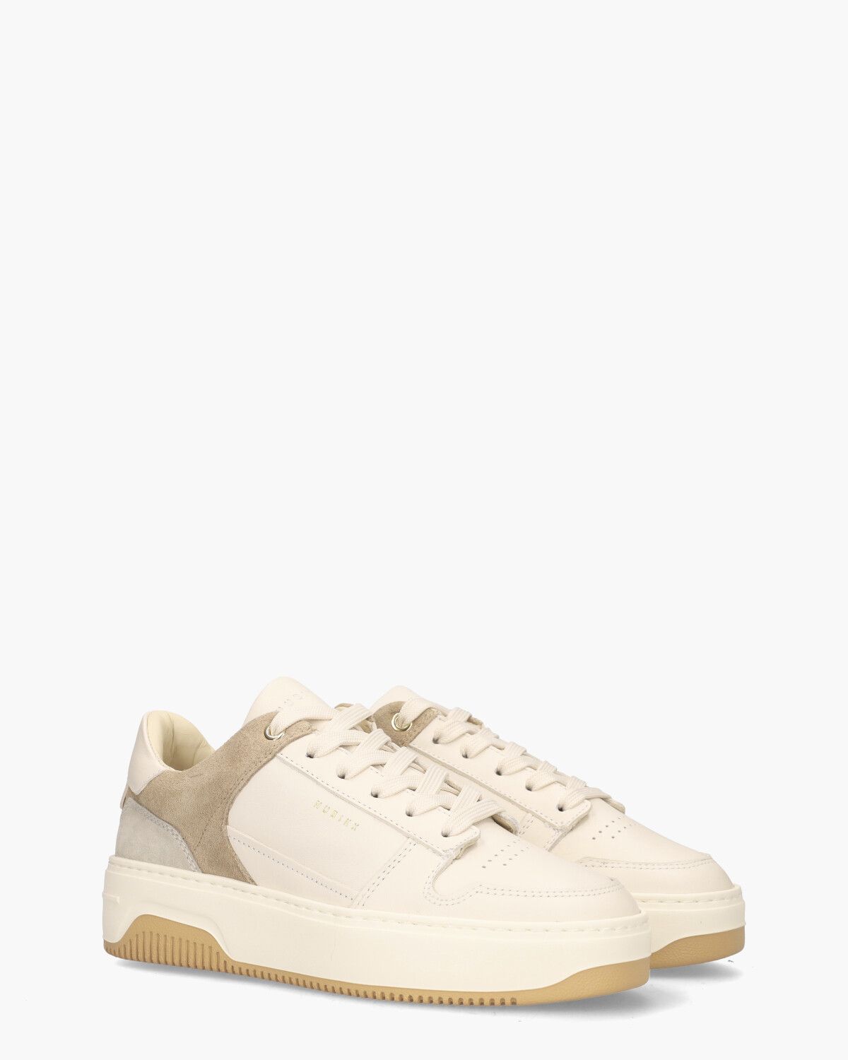 Basket Court Off-White/Beige Damessneakers