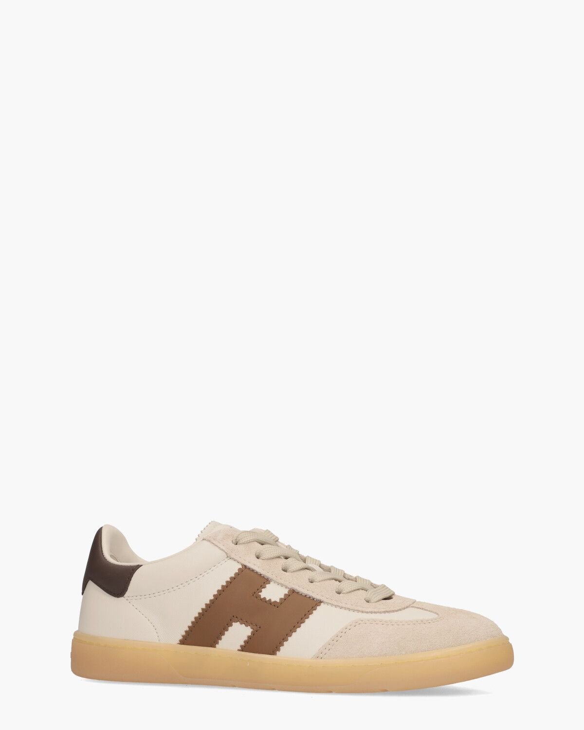 Cool Off-White/Bruin Damessneakers