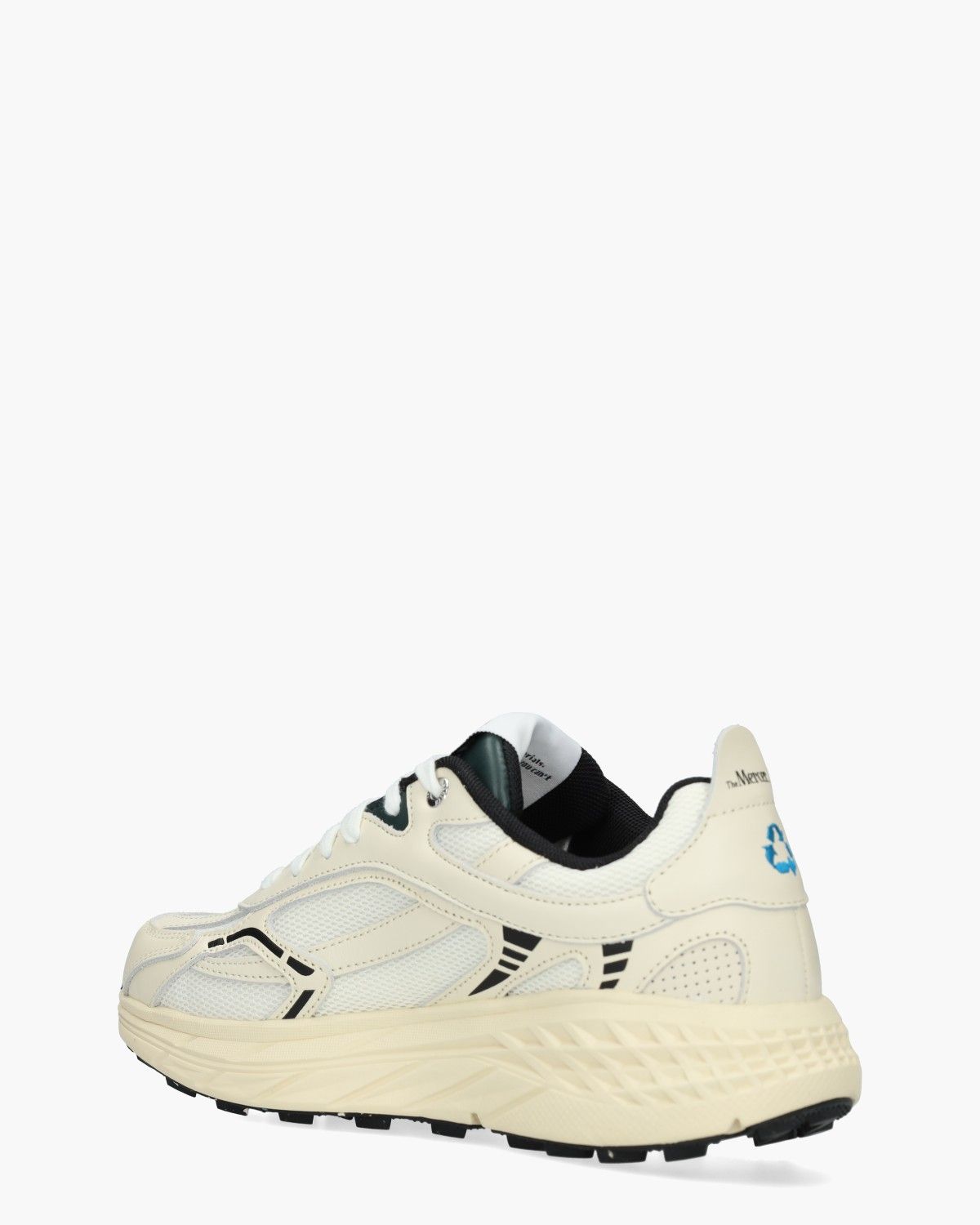 The Re-Run Max Nappa Beige/Zwart Damessneakers