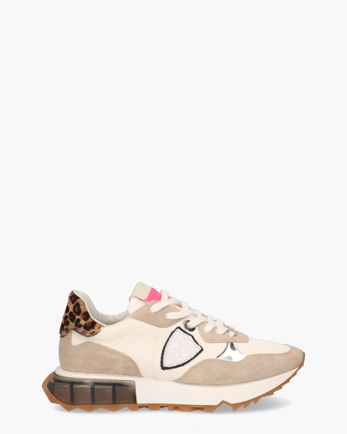 La Rue Mondial Off-White/Multicolor Damessneakers