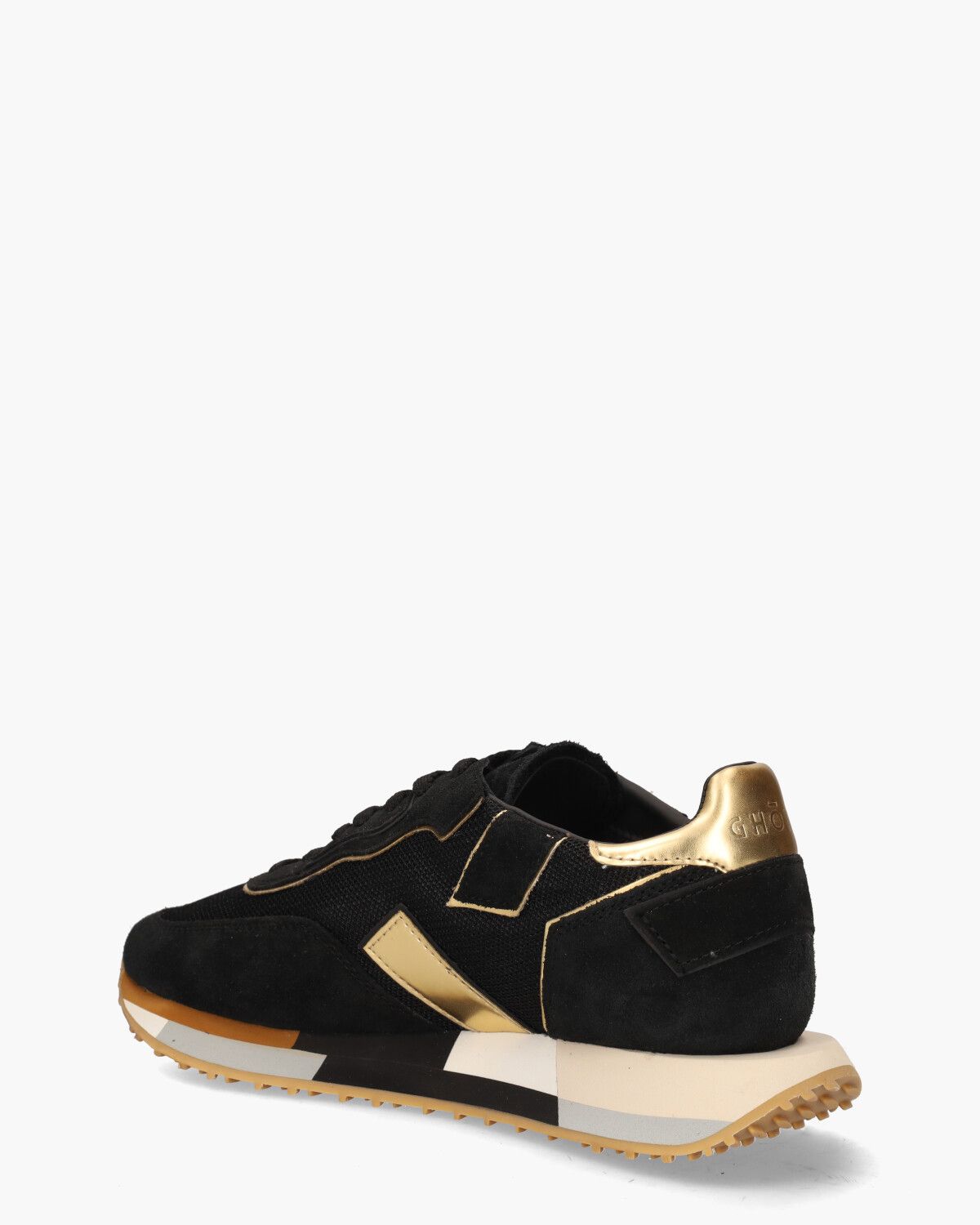 Rush Zwart Goud Damessneakers