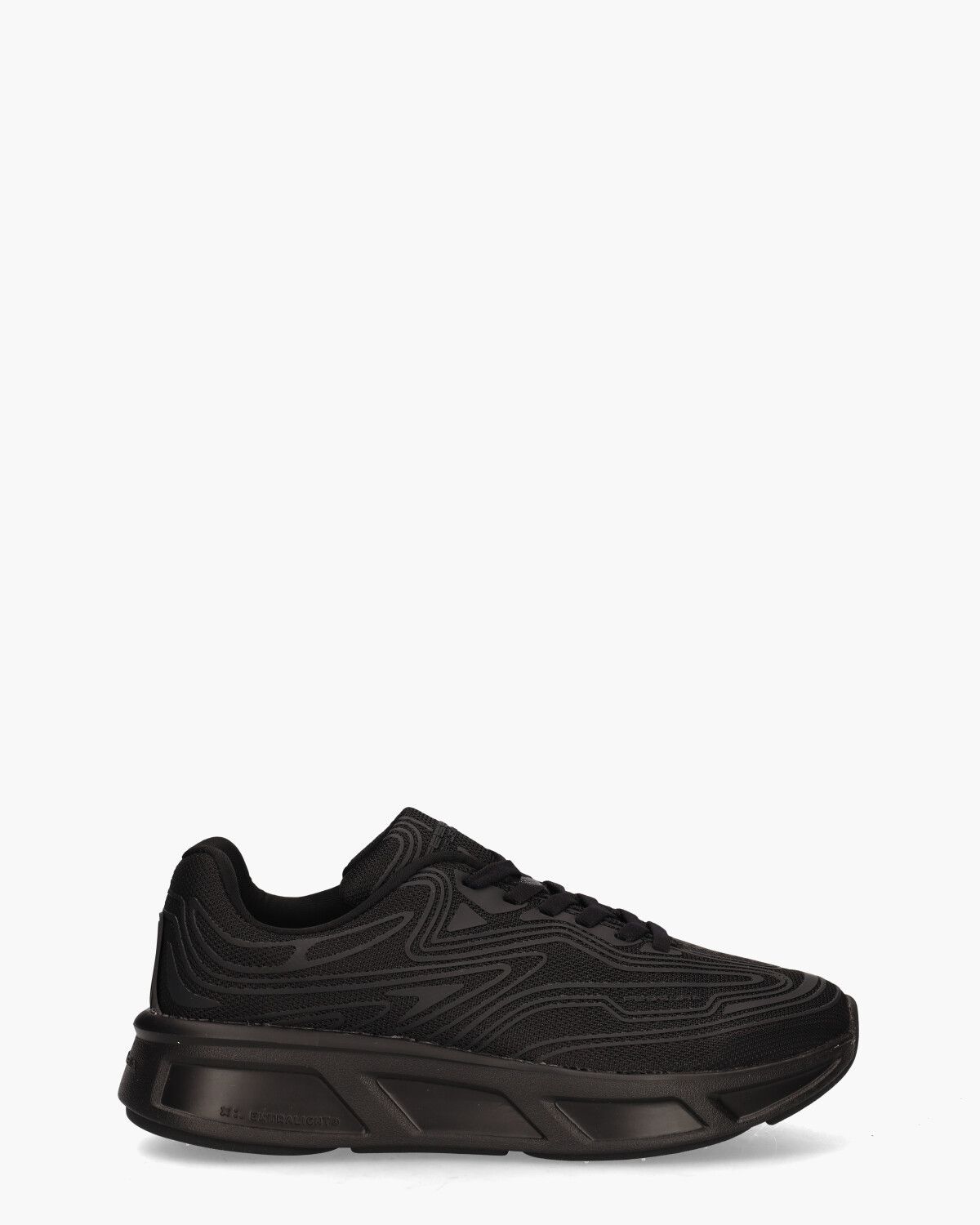 Run #01 Zwart Damessneakers