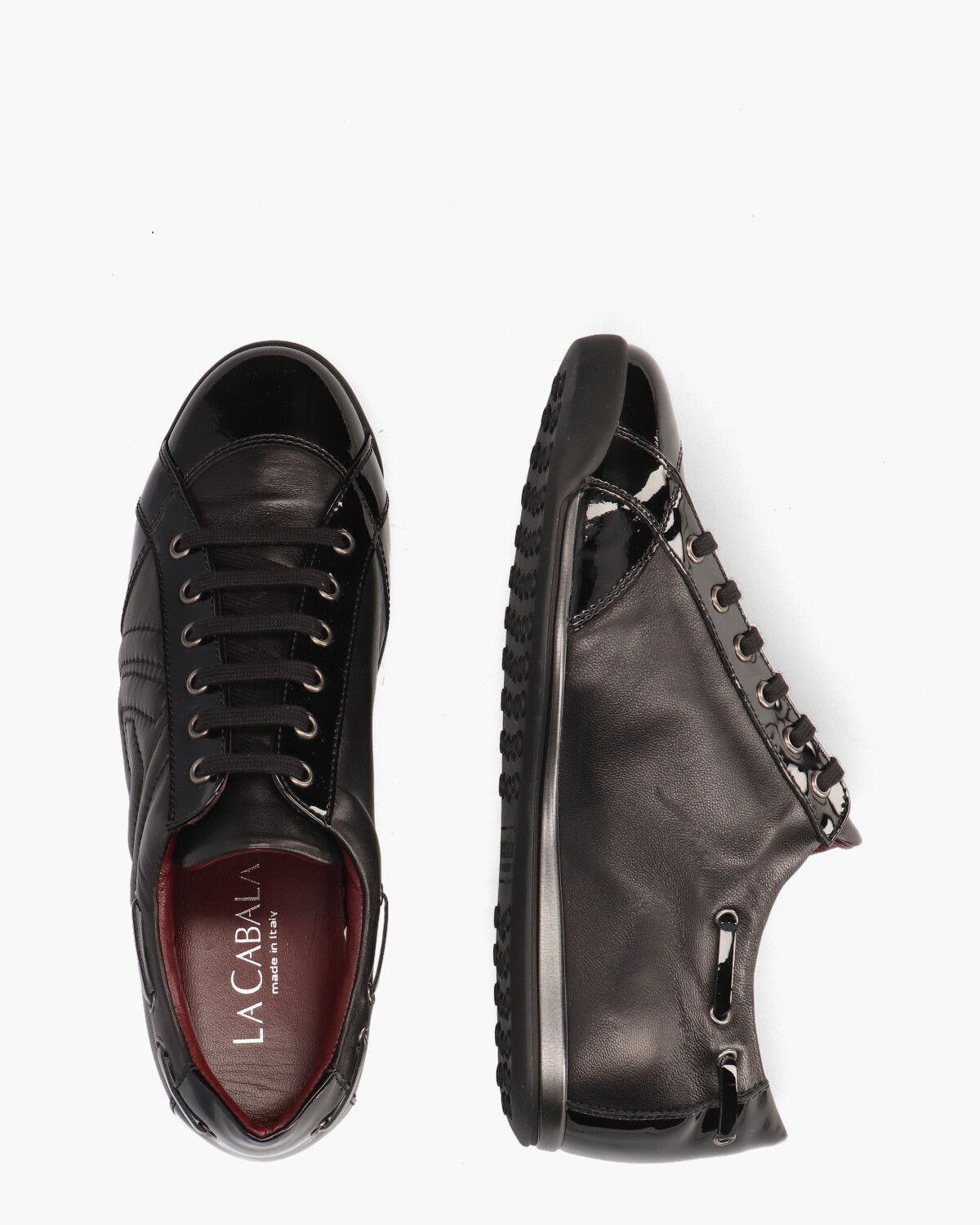 L902018 Zwart Damessneakers