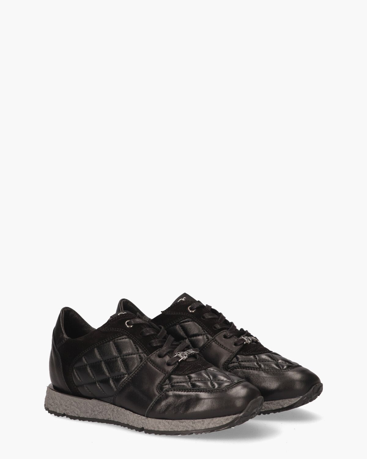 6028-01 Zwart Damessneakers