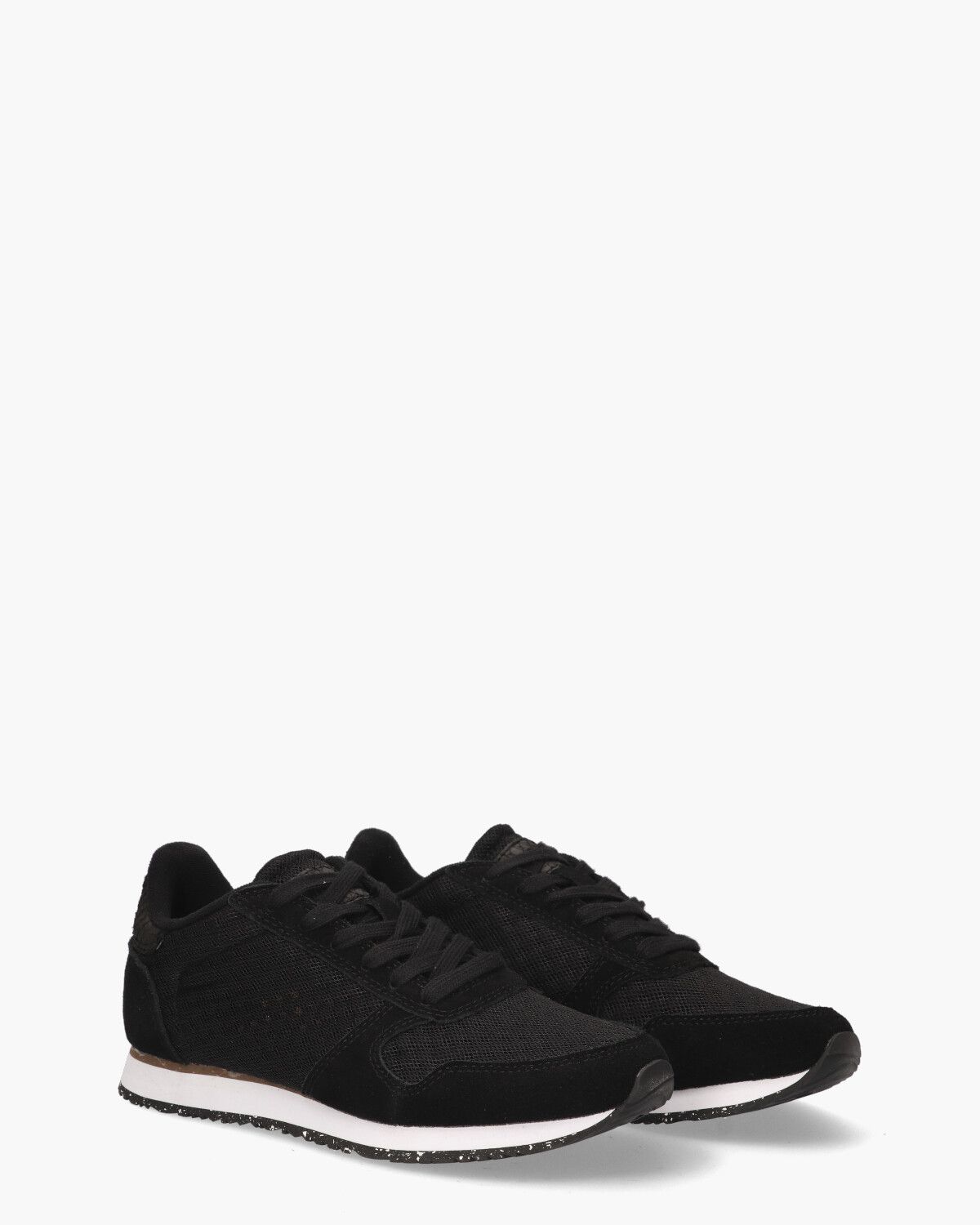 Ydun Suede Mesh WL030 Zwart Damessneakers