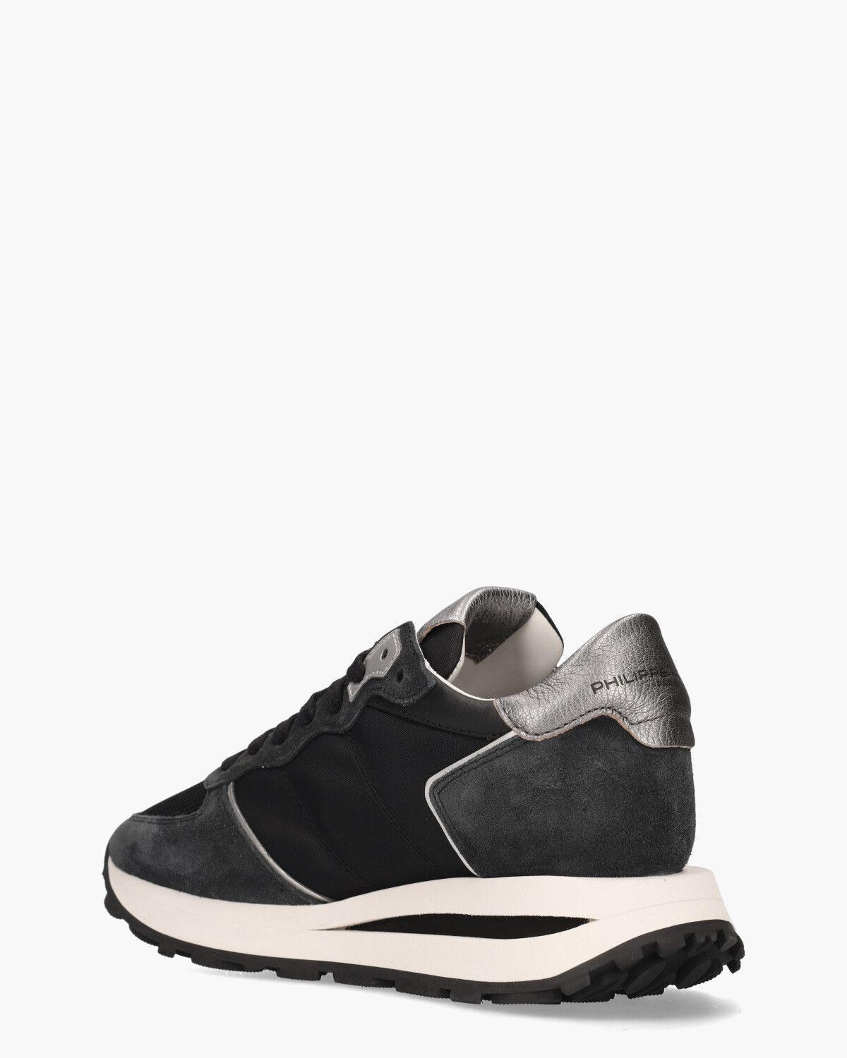 Tropez Haute Zwart Damessneakers
