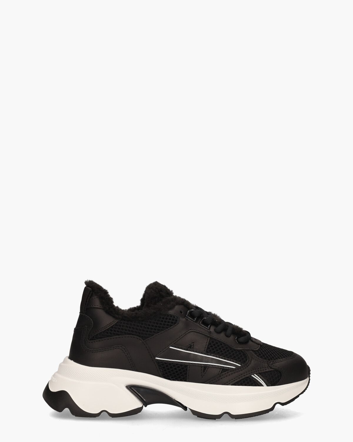 Ross Nomad Fur Zwart Damessneakers