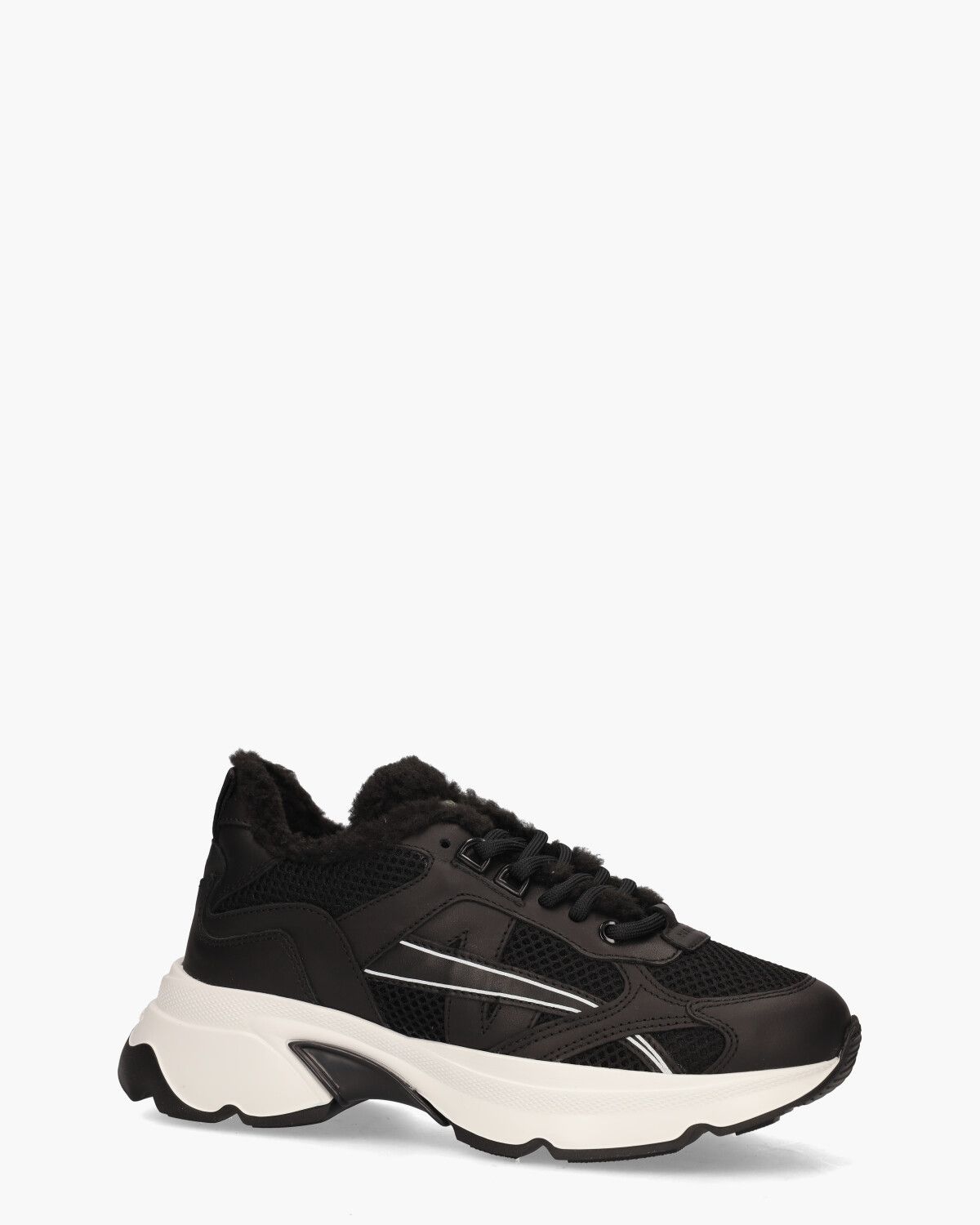 Ross Nomad Fur Zwart Damessneakers