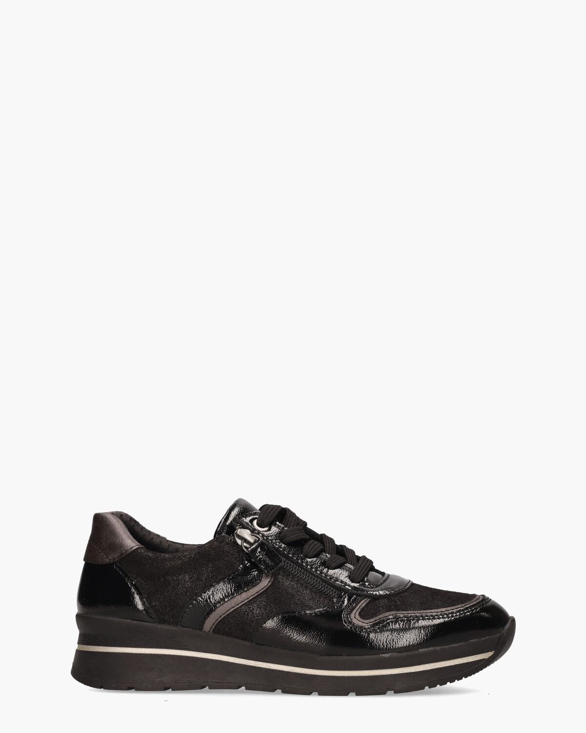 Vaya Zwart Damessneakers