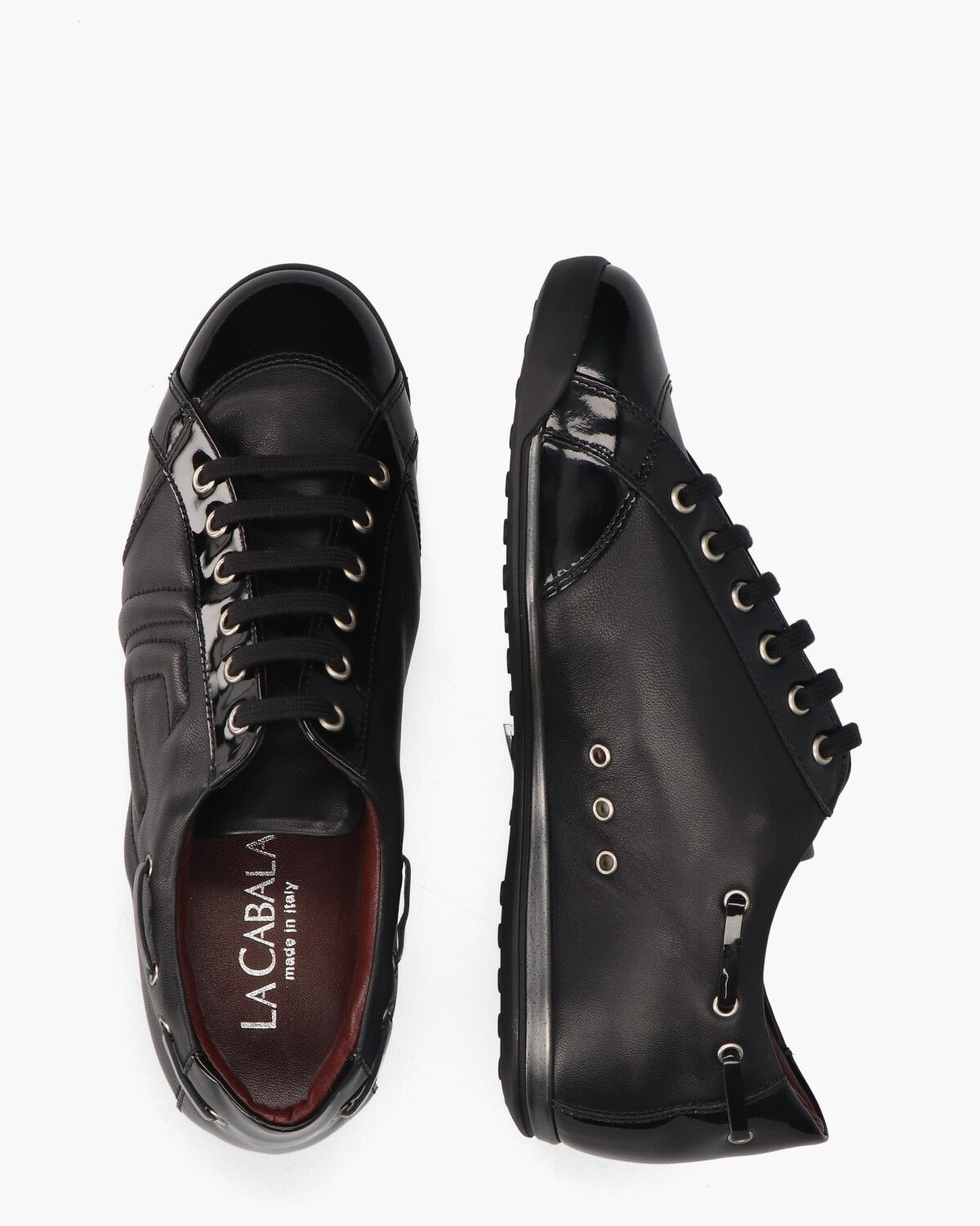 L902024 Zwart Damessneakers