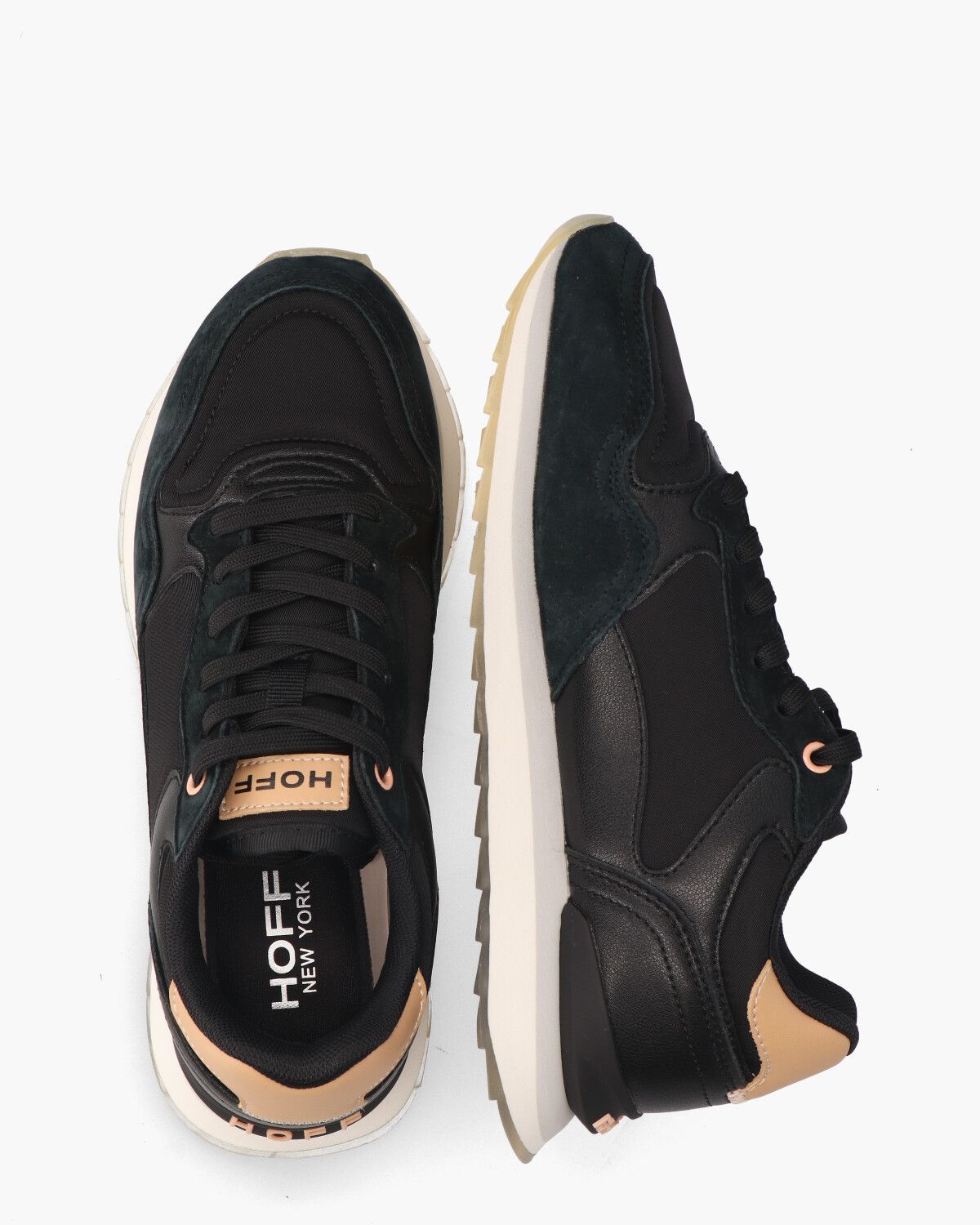 New York Zwart Damessneakers