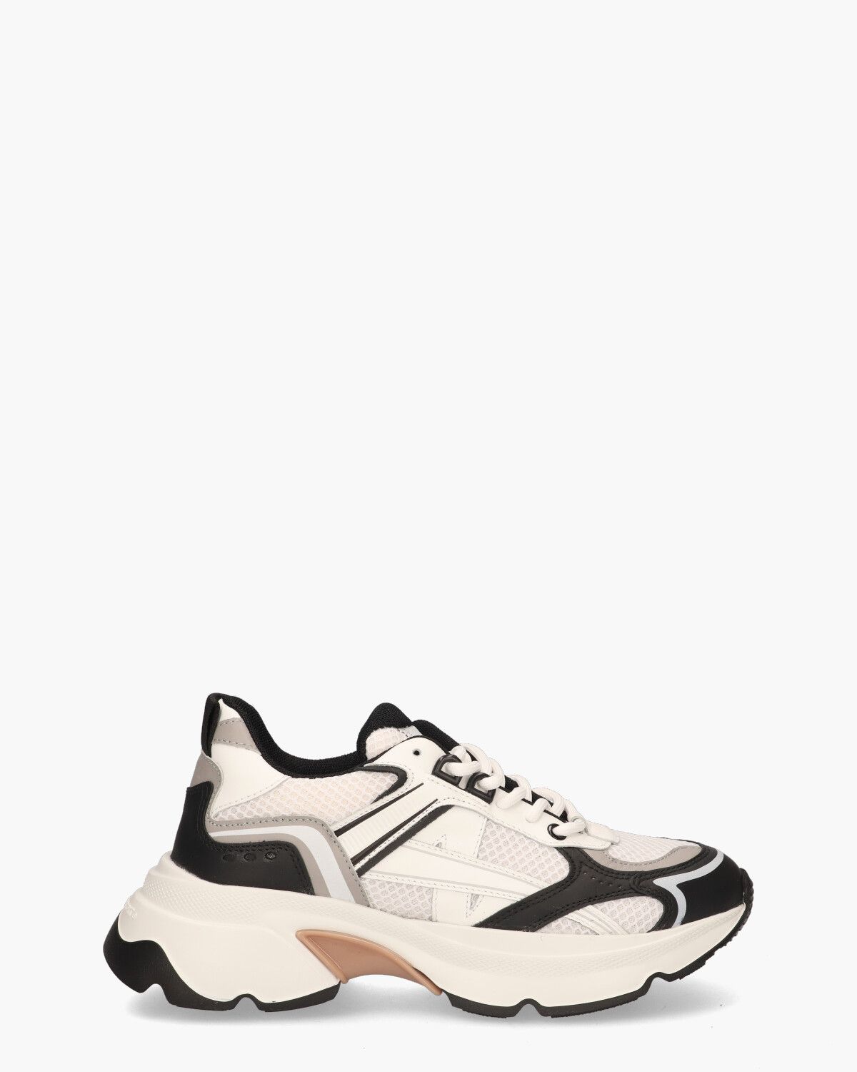Ross Nomad Wit/Zwart Damessneakers