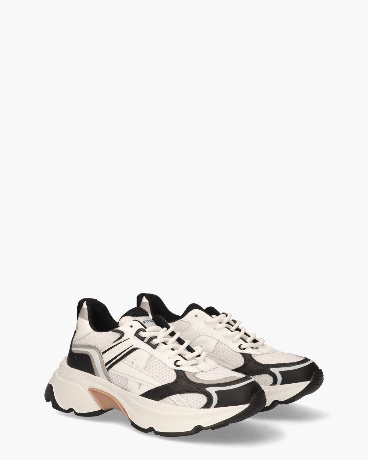 Ross Nomad Wit/Zwart Damessneakers