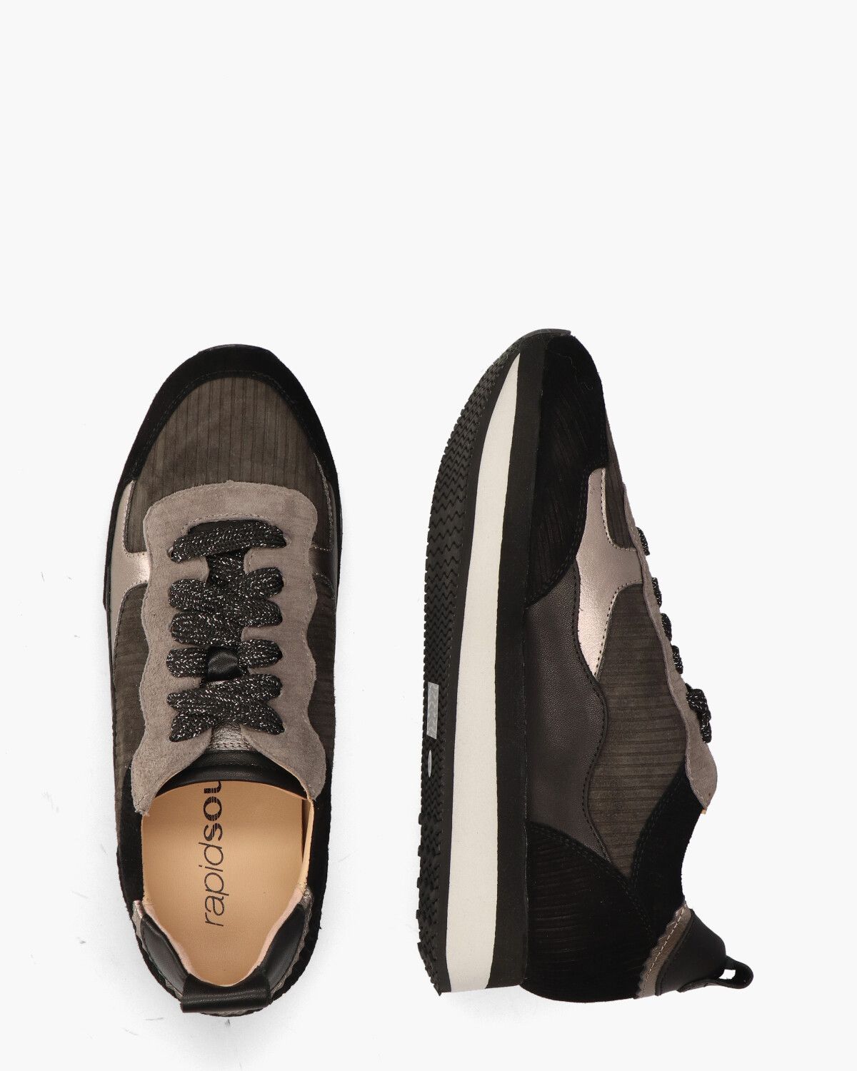 PR17 Zwart Damessneakers