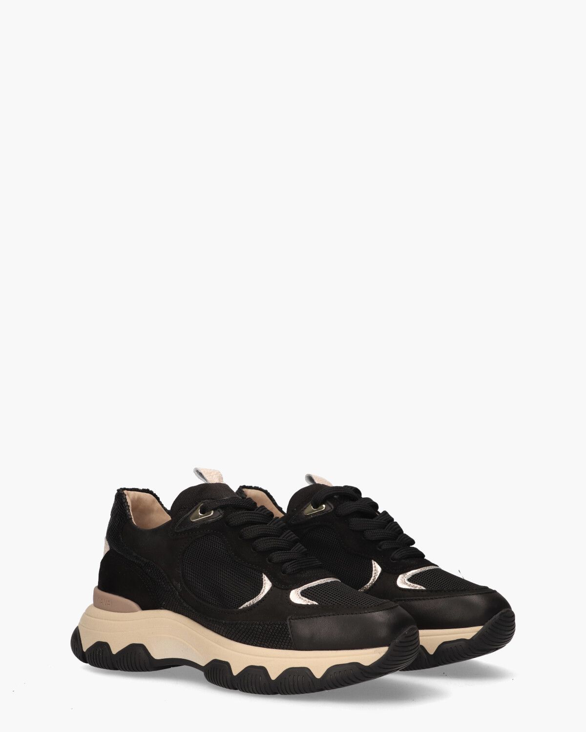 Coco Tye Zwart Damessneakers