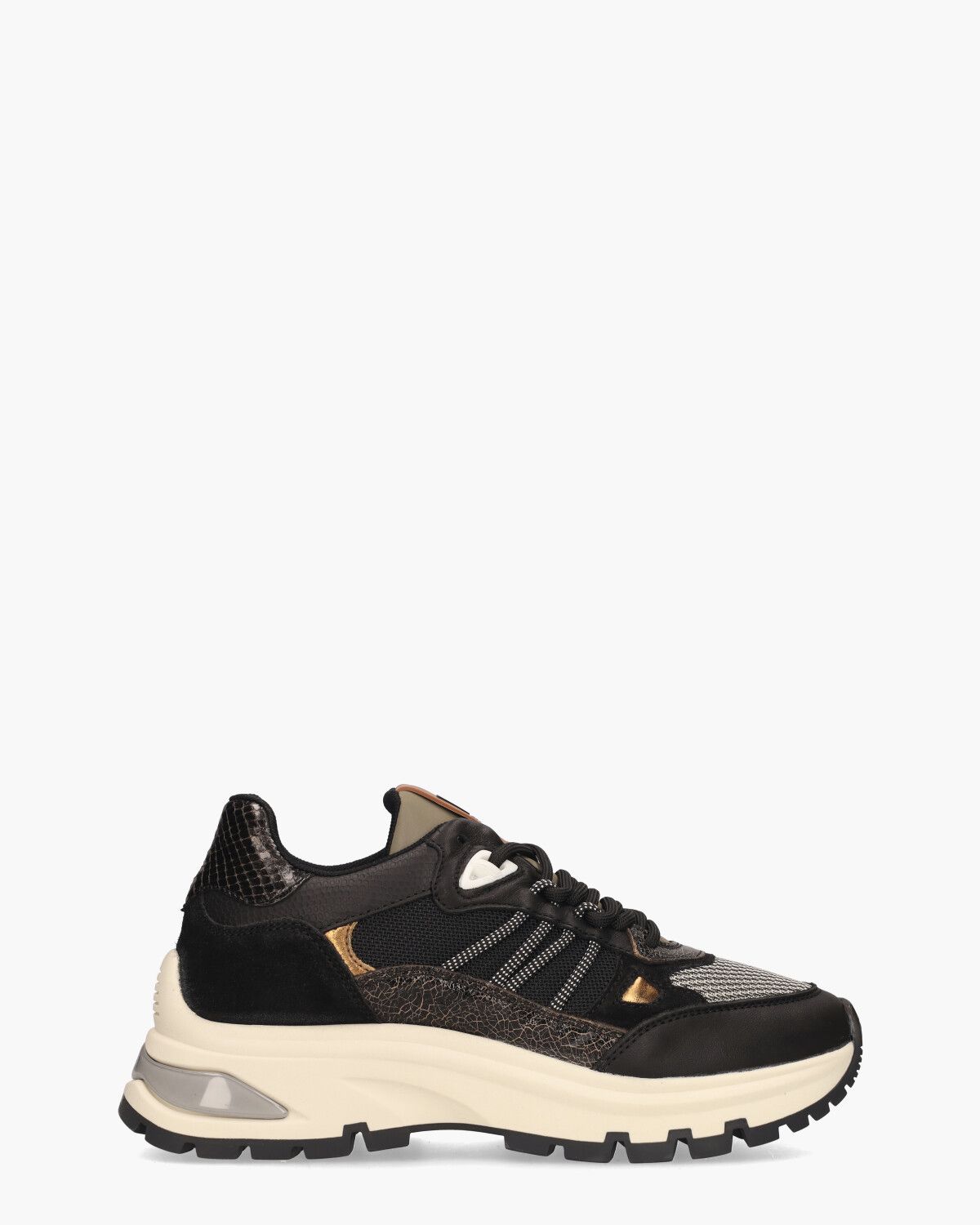 Liz Dae Zwart Damessneakers