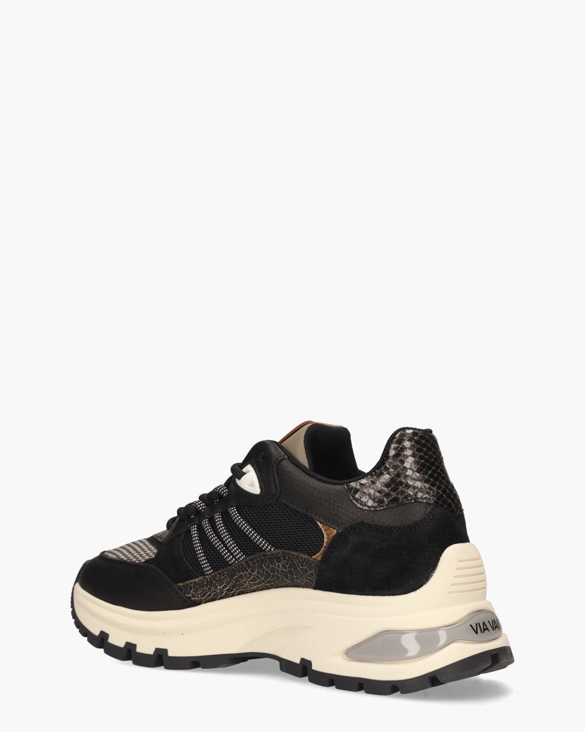 Liz Dae Zwart Damessneakers