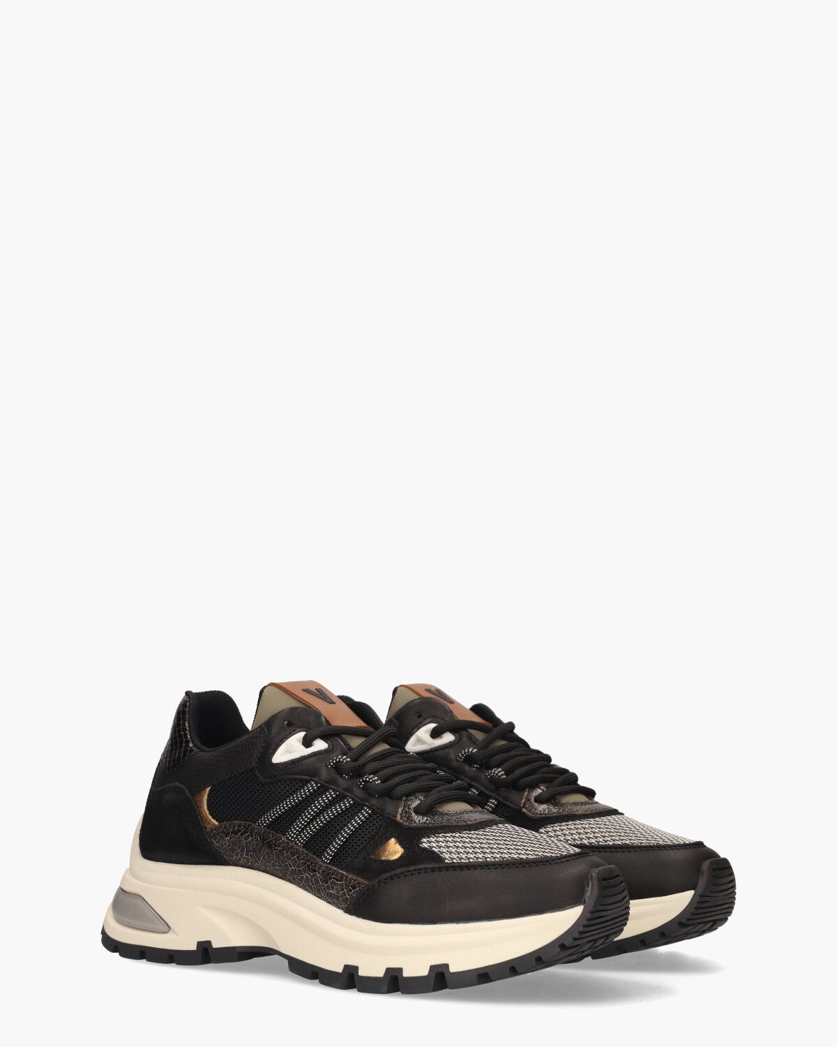Liz Dae Zwart Damessneakers