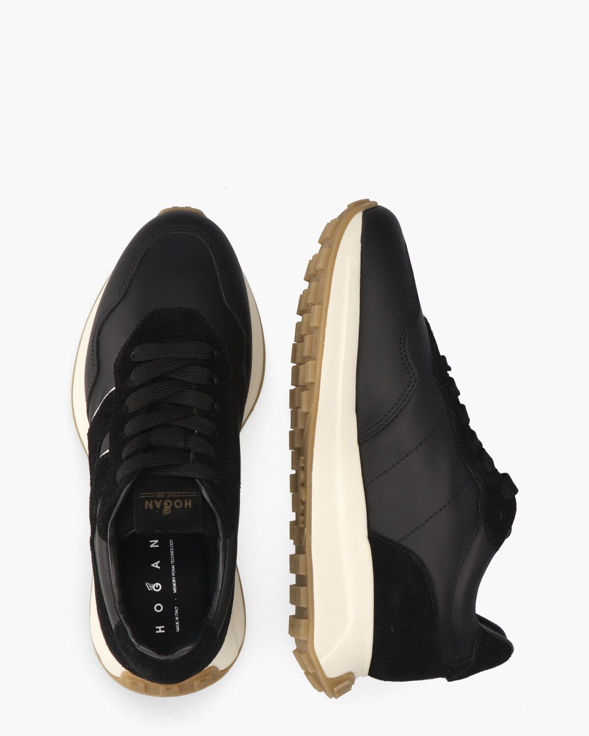 H641 Zwart Damessneakers