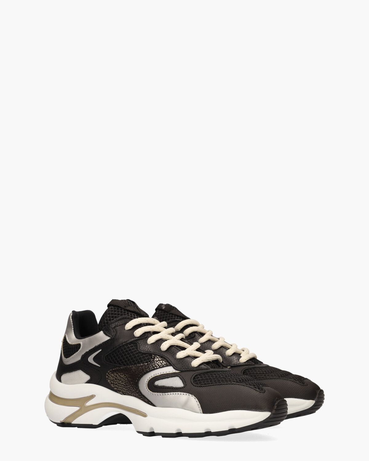 Vesper Due Zwart Damessneakers