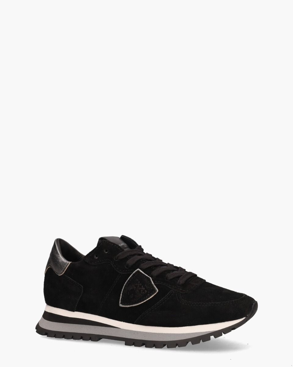 Tropez X Mondial Zwart Zilver Damessneakers