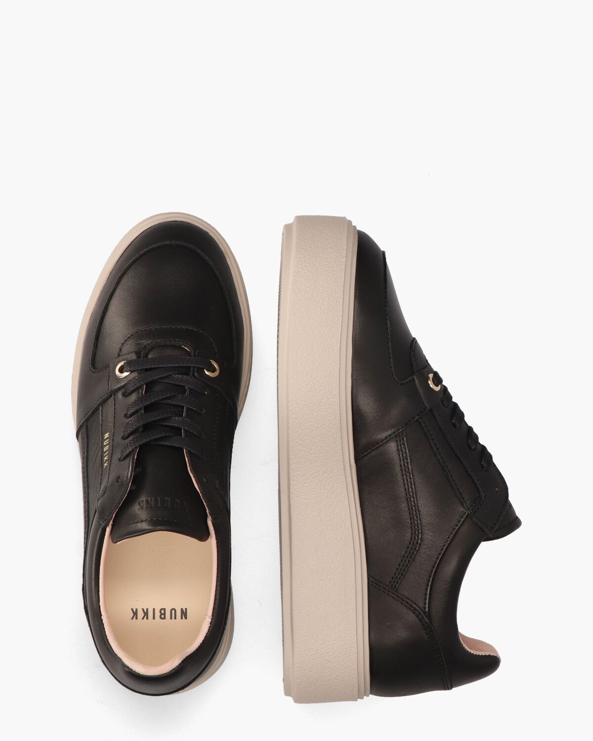 Elise Bloom Zwart Damessneakers