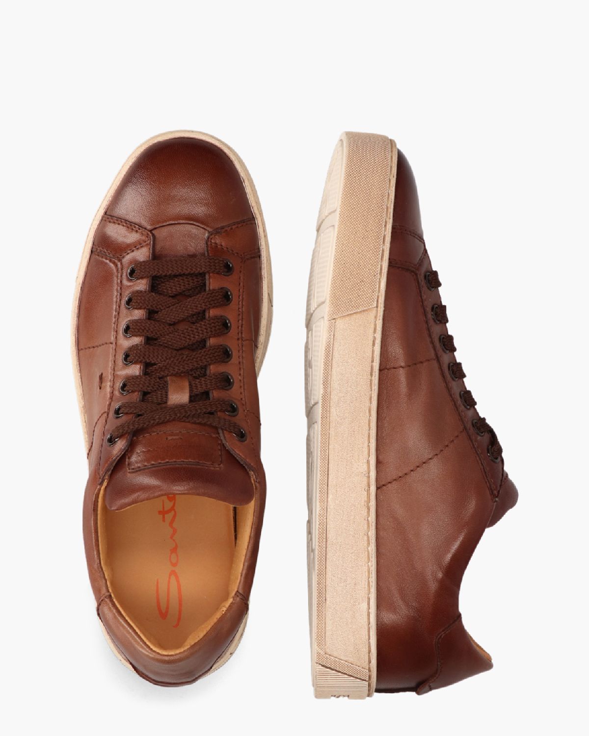21012 Bruin Herensneakers