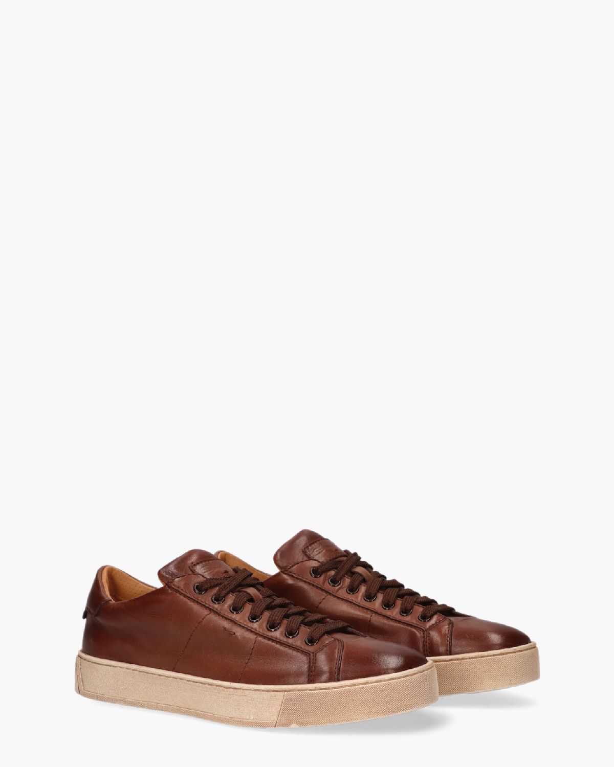 21012 Bruin Herensneakers