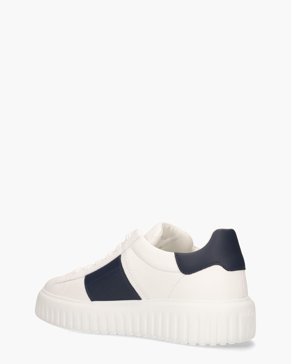H-Stripes Wit/Donkerblauw Herensneakers