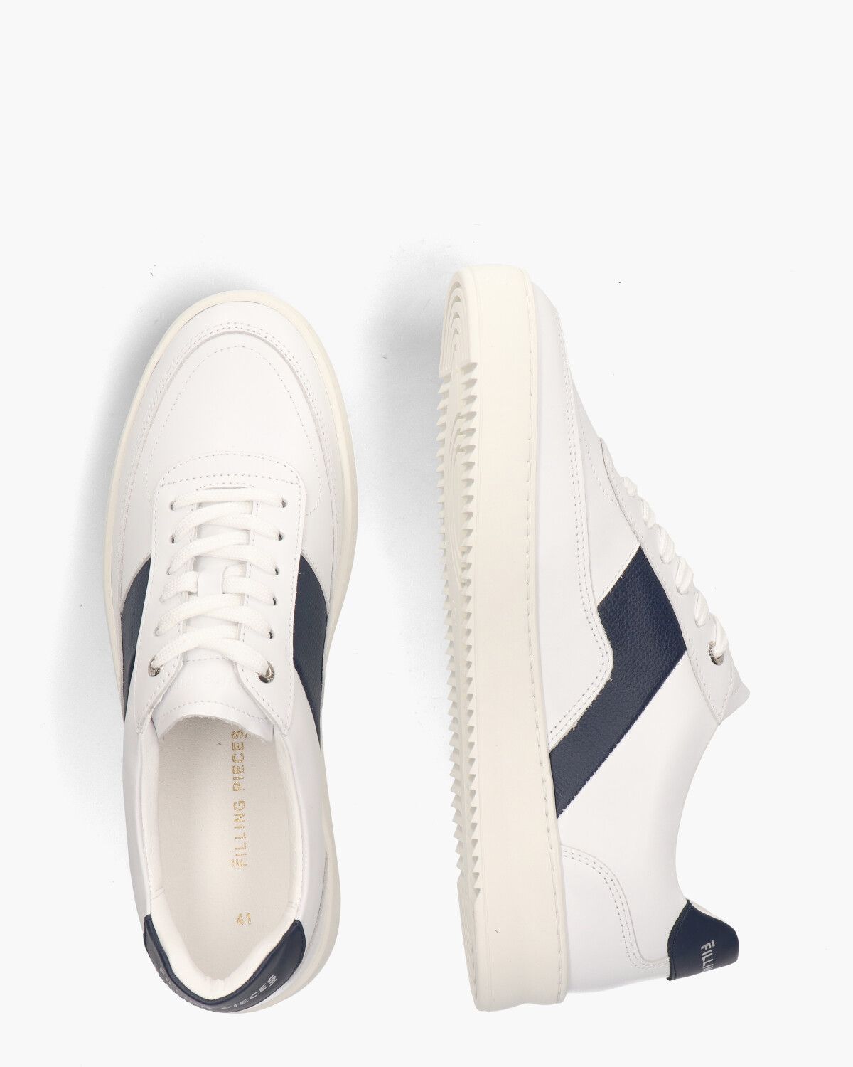 Mondo Game Wit/Donkerblauw Herensneakers