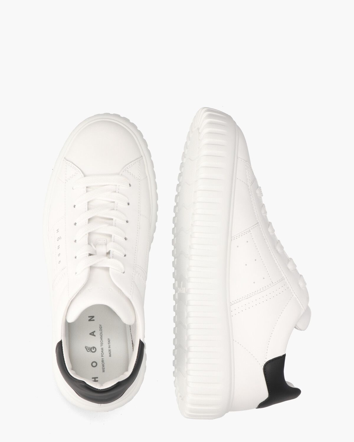 H-Stripes Wit/Zwart Herensneakers