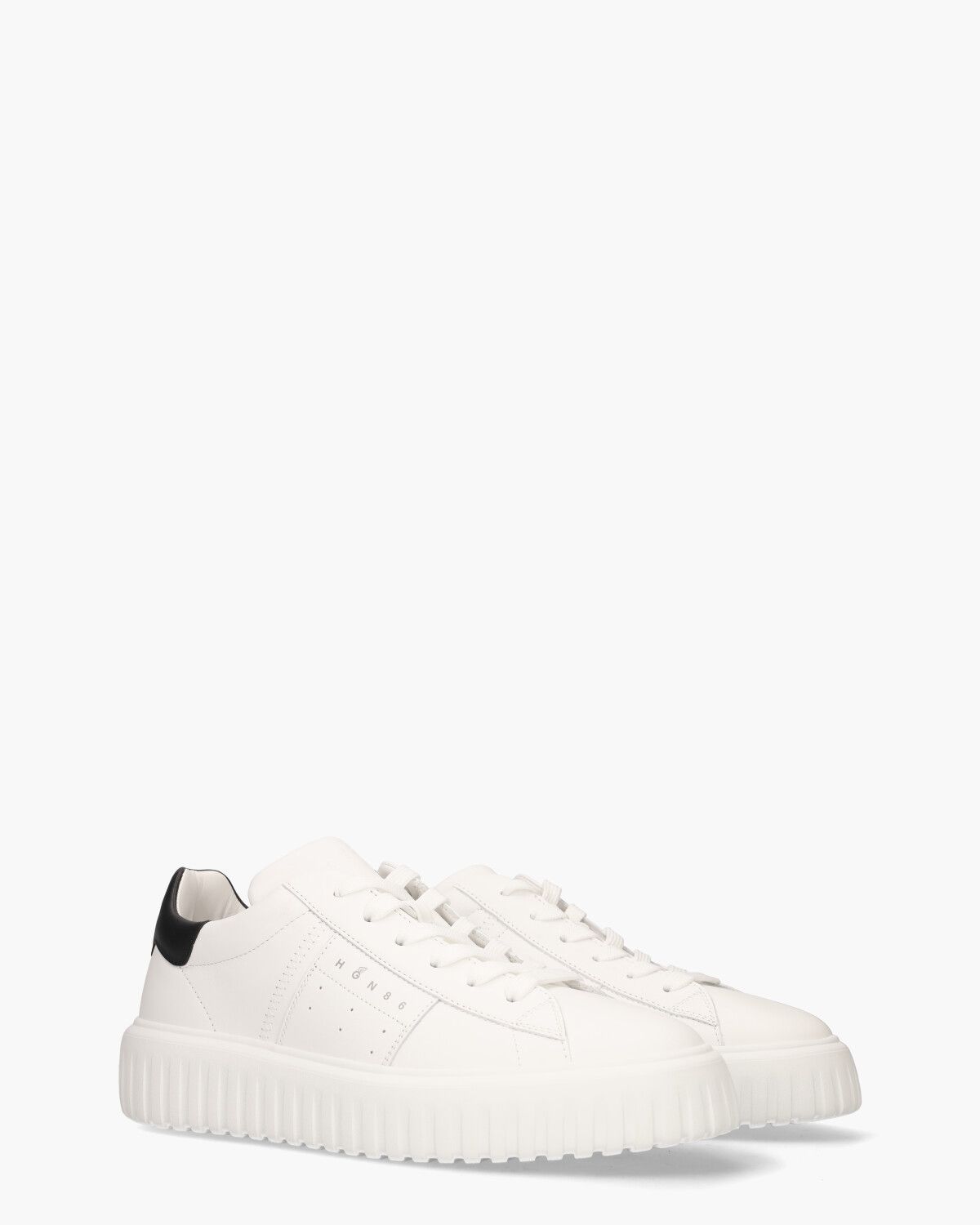 H-Stripes Wit/Zwart Herensneakers