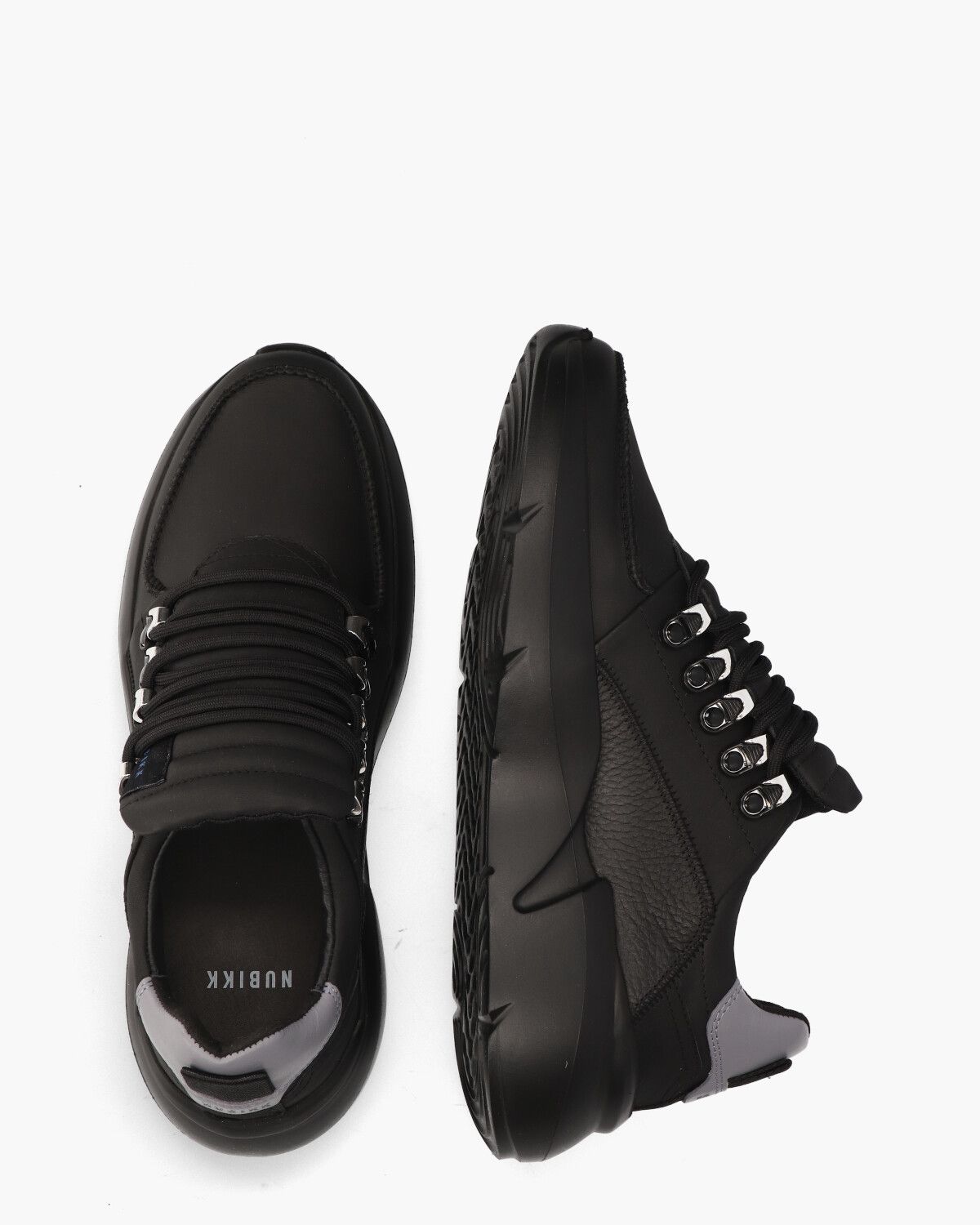 Roque Roman Zwart Herensneakers