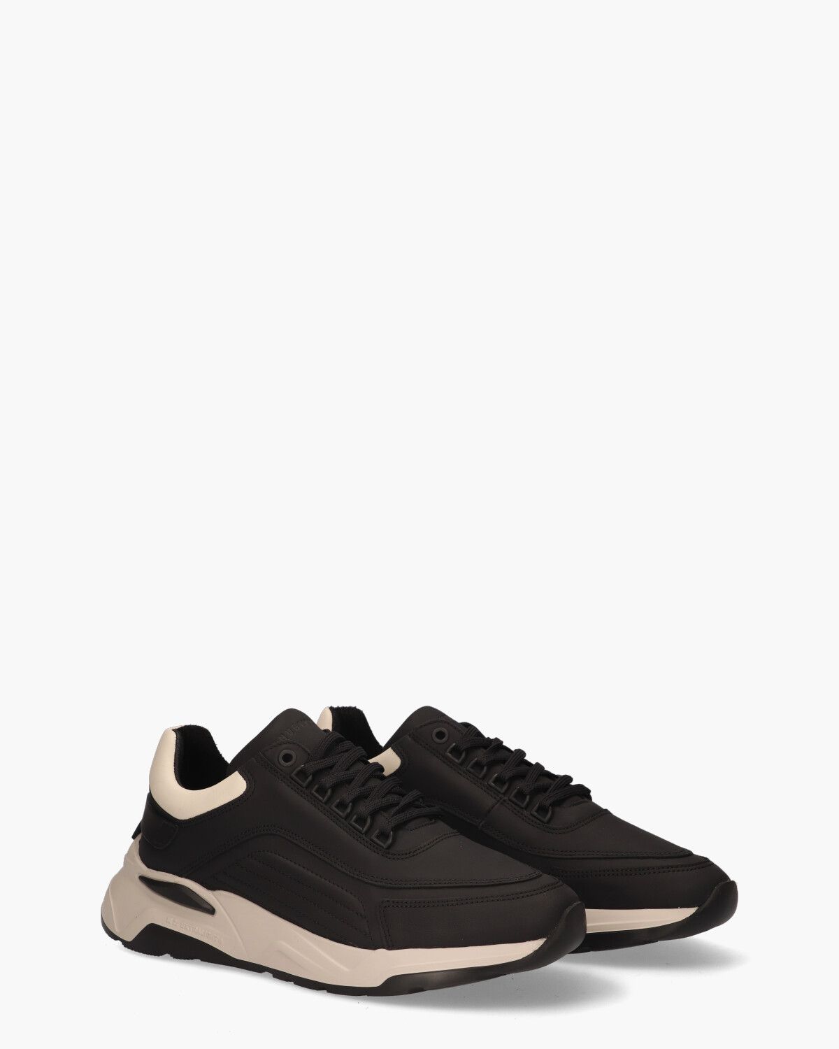 Dusk Maltan Zwart/Beige Herensneakers