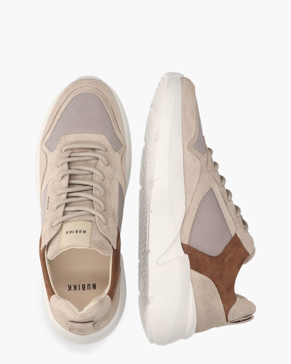 Roque Road Wave Beige Herensneakers