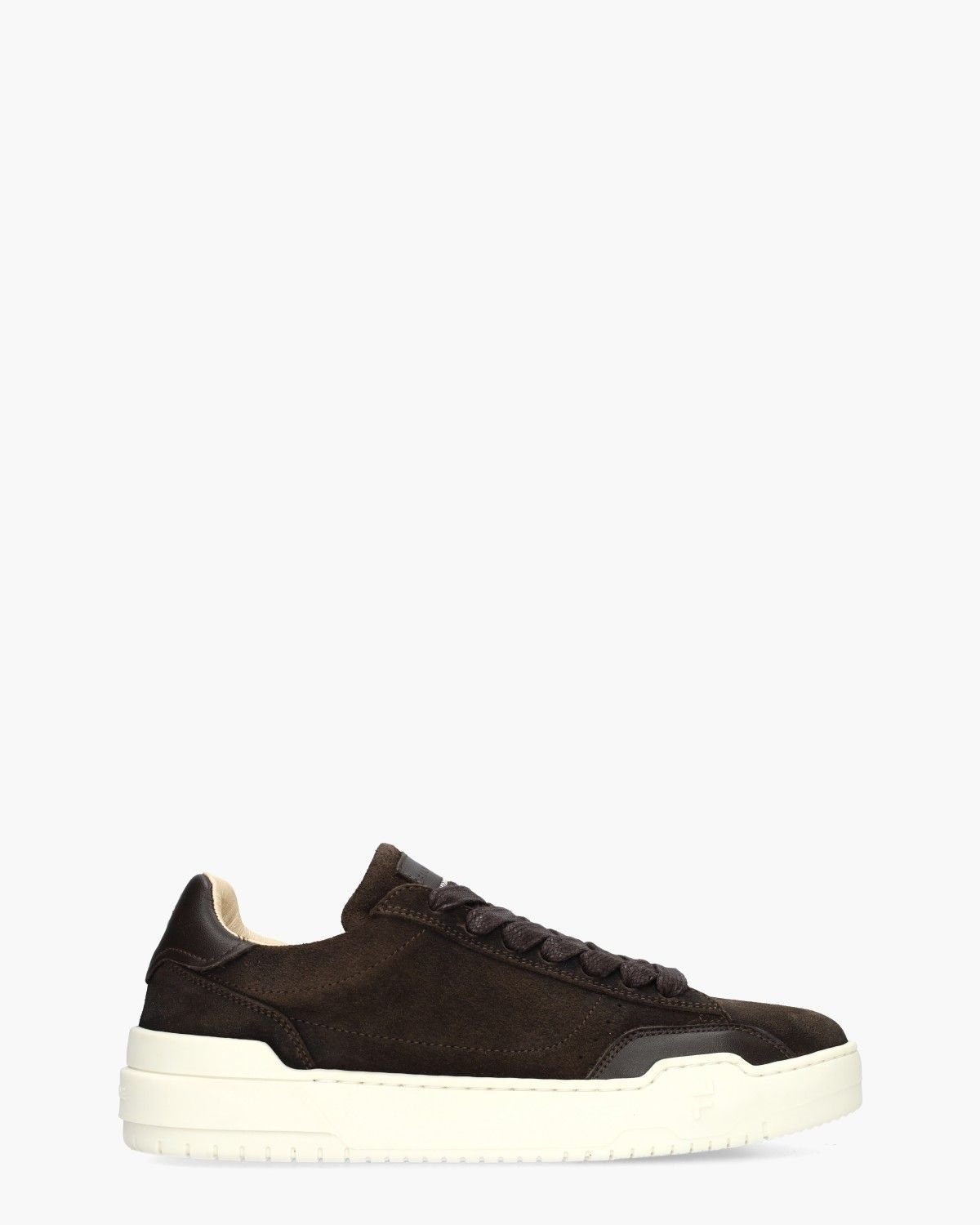 Milos Donkerbruin Herensneakers
