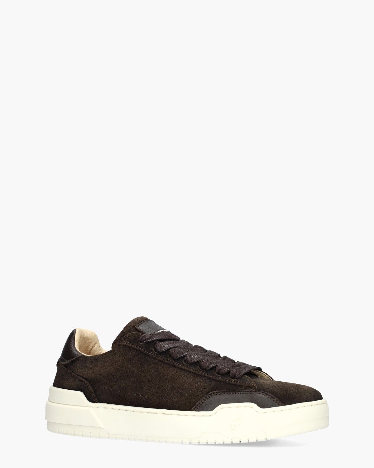 Milos Donkerbruin Herensneakers