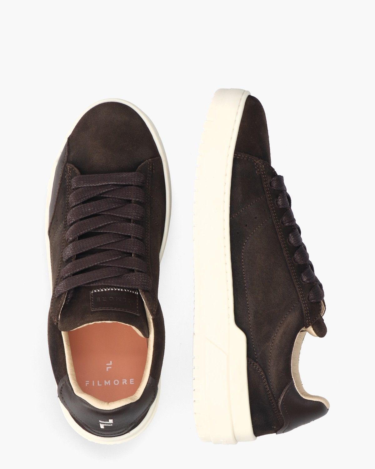 Milos Donkerbruin Herensneakers