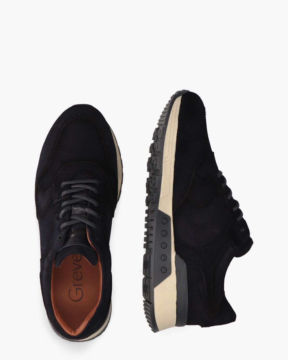 Haarlem Donkerblauw Herensneakers