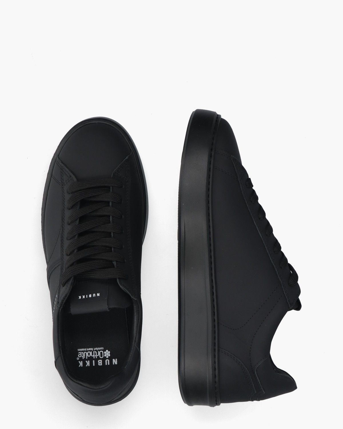 Nubikk Vick Cosmo Zwart Herensneakers - Van Arendonk.nl