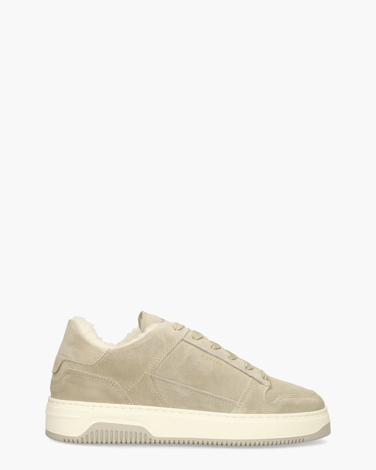 Basket Court Fur Taupe Herensneakers
