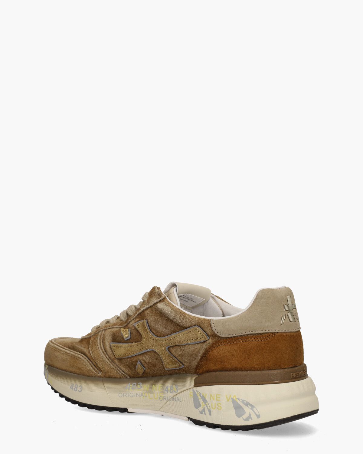 Mick 7712 Bruin Herensneakers
